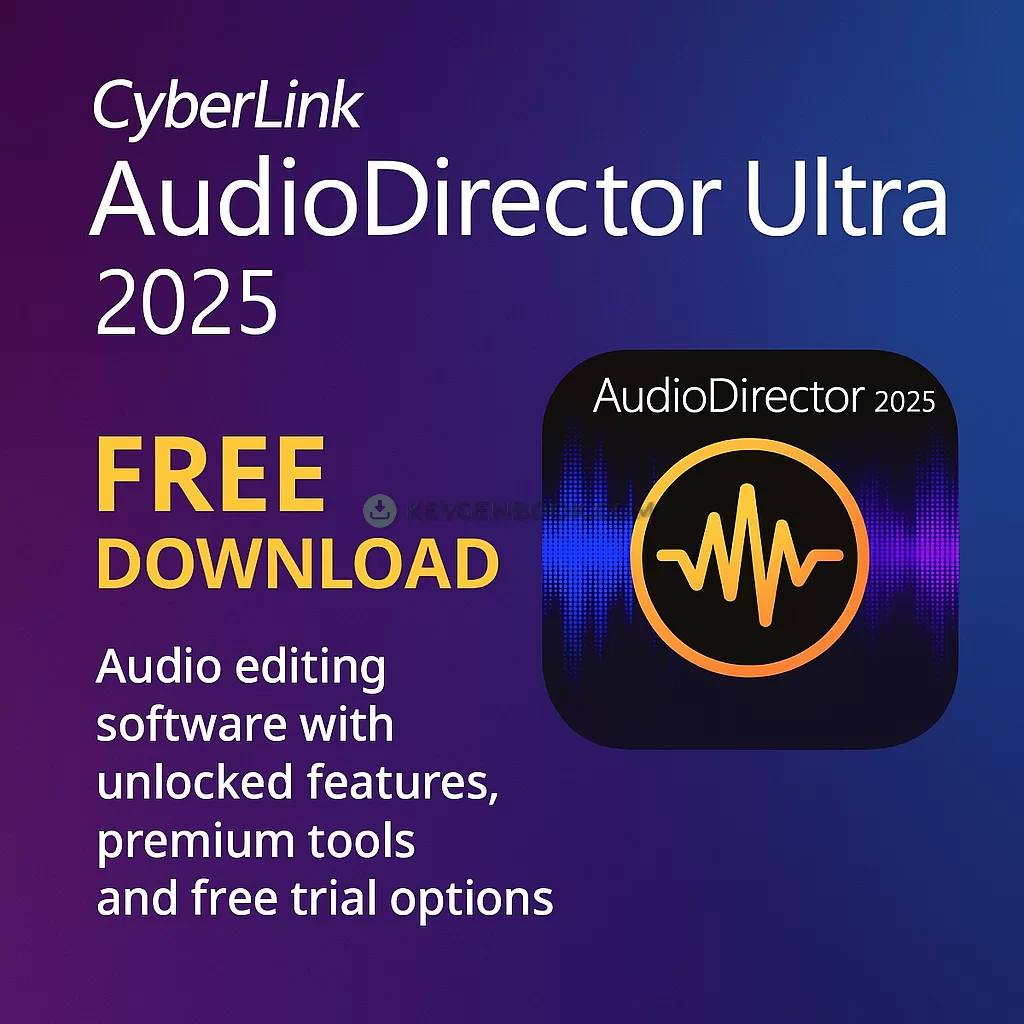 CyberLink AudioDirector Ultra 2025 Free Download (Unlocked Features)