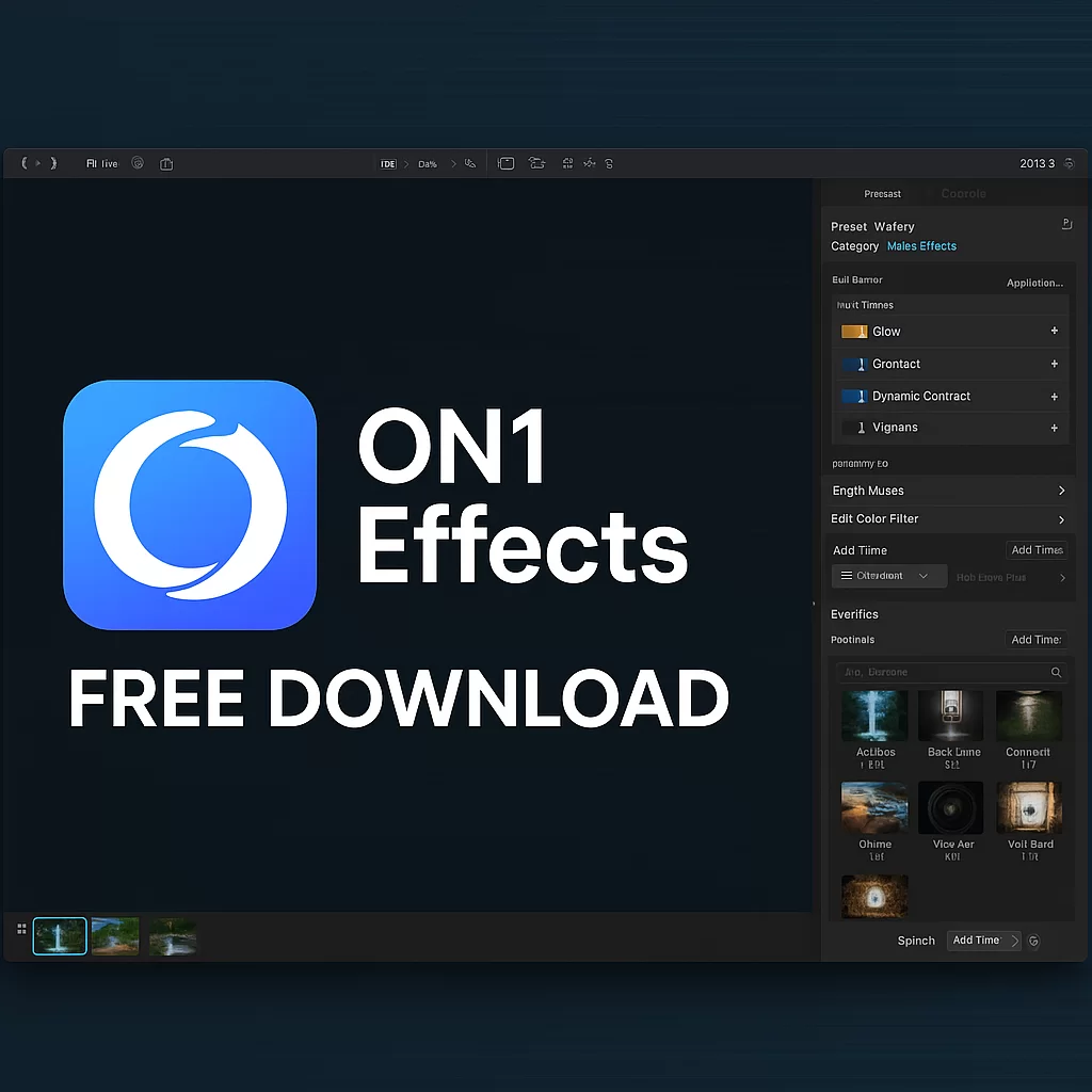 Download ON1 Effects 2025.2 Full Version – No Difficult Editing